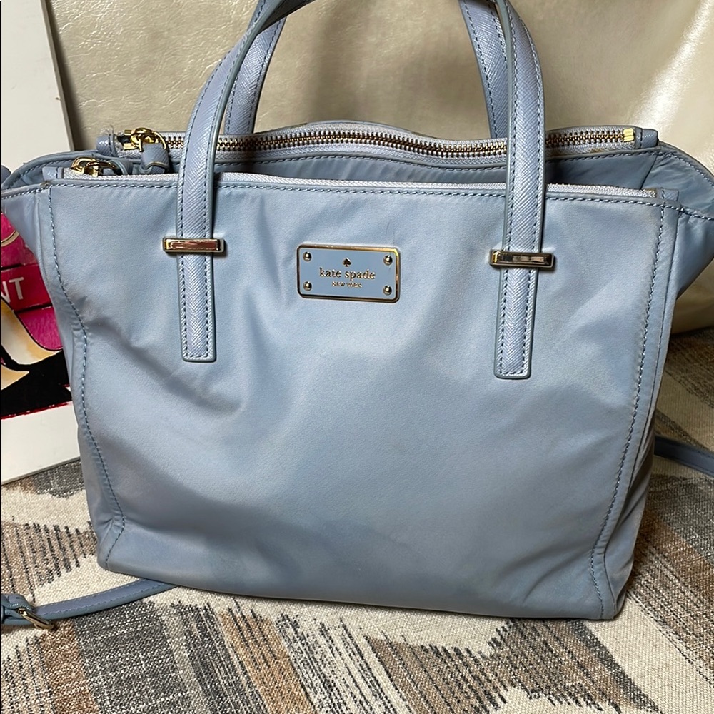 Kate Spade Light Blue Satchel - Picture 6 of 16